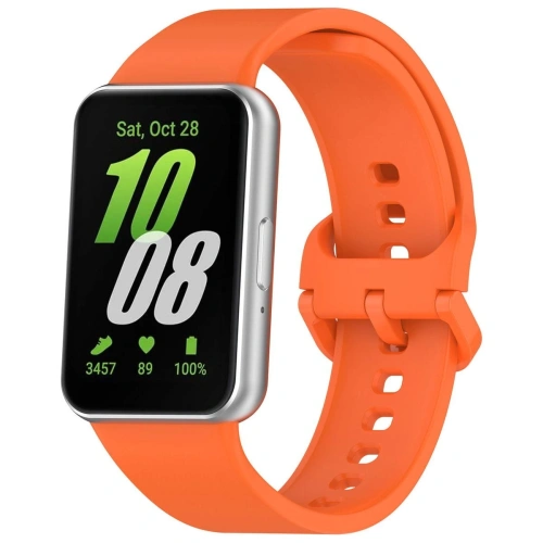 Kup Pasek Bizon Strap Watch Silicone do Samsung Galaxy Fit 3 mrkvový - BIZ4772 - {ean13} - Sklep Home Screen