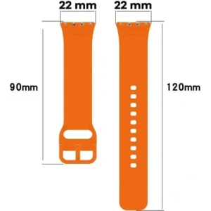 Kup Pasek Bizon Strap Watch Silicone do Samsung Galaxy Fit 3 marchewkowy - BIZ4772 - {ean13} - Sklep Home Screen