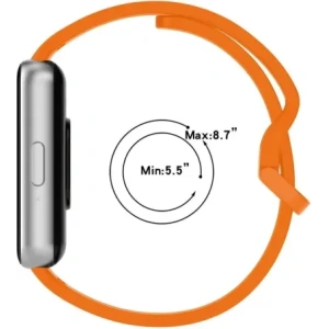 Kup Pasek Bizon Strap Watch Silicone do Samsung Galaxy Fit 3 marchewkowy - BIZ4772 - {ean13} - Sklep Home Screen