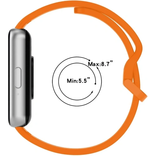 Kup Pasek Bizon Strap Watch Silicone do Samsung Galaxy Fit 3 mrkvový - BIZ4772 - {ean13} - Sklep Home Screen