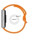 Buy Bizon Strap Watch Silicone Samsung Galaxy Fit 3 carrot - BIZ4772 - {ean13} - Home Screen Store Europe
