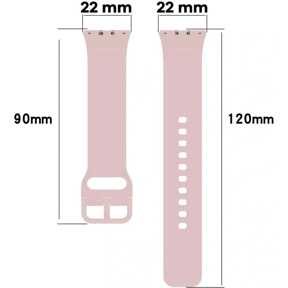 Pasek Bizon Strap Watch Silicone do Samsung Galaxy Fit 3 różowy