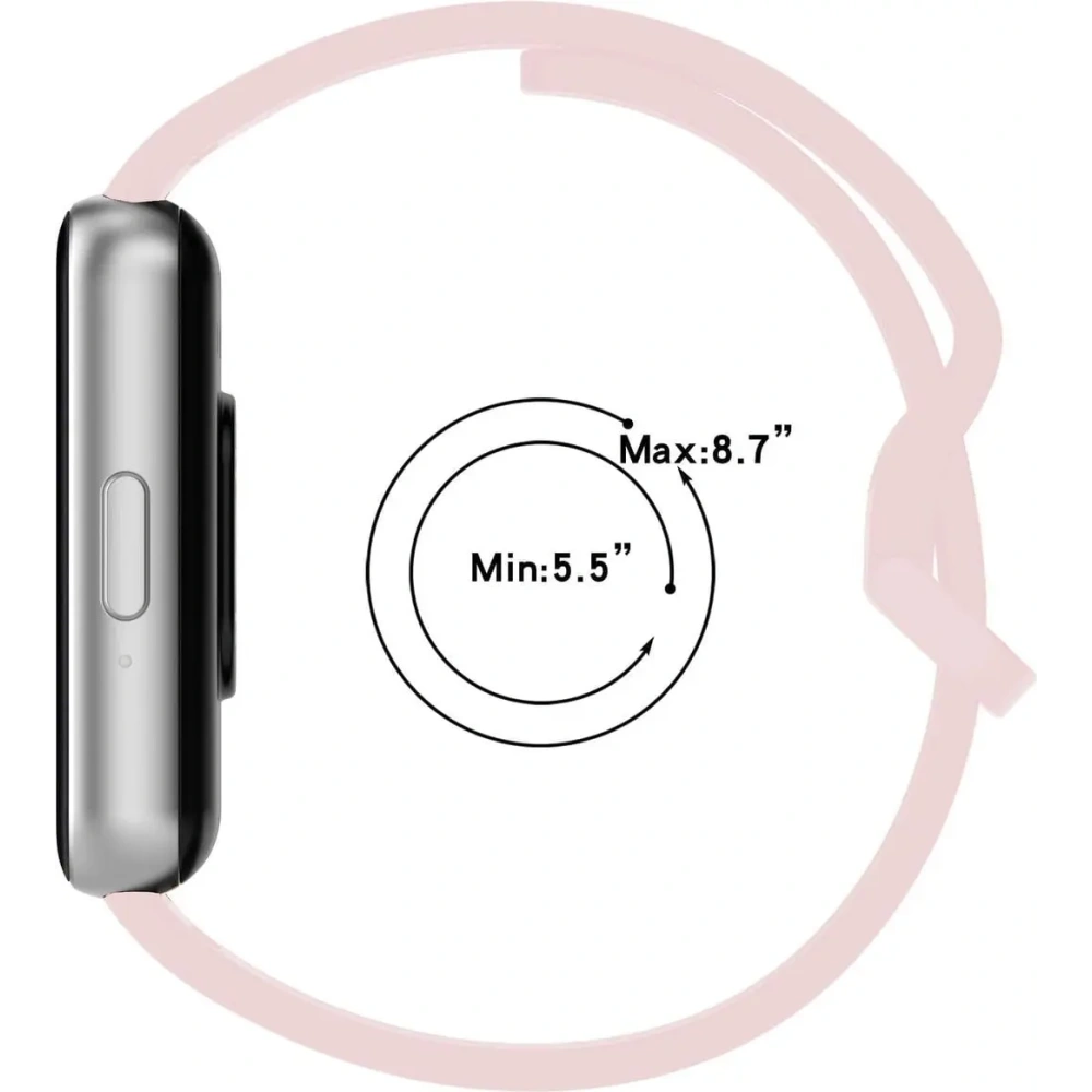 Pasek Bizon Strap Watch Silicone do Samsung Galaxy Fit 3 różowy