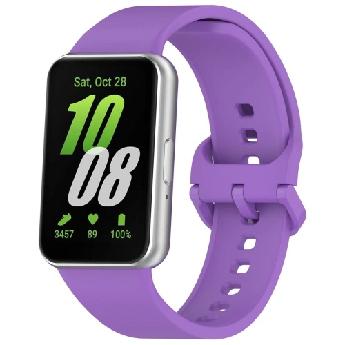 Kup Bizon Strap Óra Szilikon Samsung Galaxy Fit 3 lila - BIZ5345 - {ean13} - Sklep Home Screen