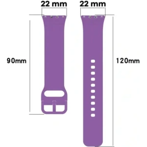 Kup Bizon Strap Óra Szilikon Samsung Galaxy Fit 3 lila - BIZ5345 - {ean13} - Sklep Home Screen