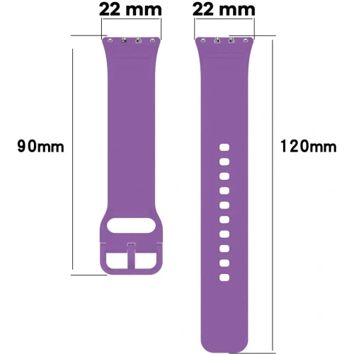 Kup Bizon Strap Óra Szilikon Samsung Galaxy Fit 3 lila - BIZ5345 - {ean13} - Sklep Home Screen