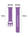 Kup Bizon Strap Óra Szilikon Samsung Galaxy Fit 3 lila - BIZ5345 - {ean13} - Sklep Home Screen