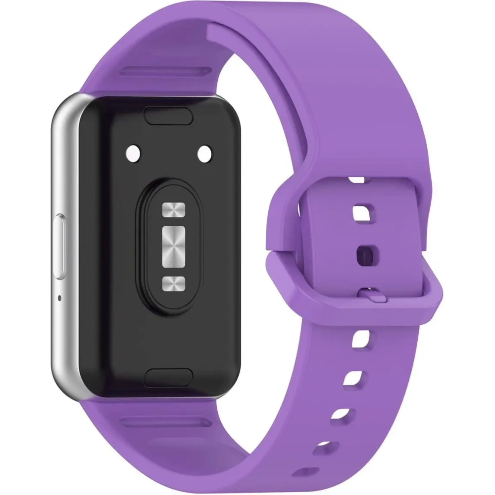 Pasek Bizon Strap Watch Silicone do Samsung Galaxy Fit 3 fioletowy