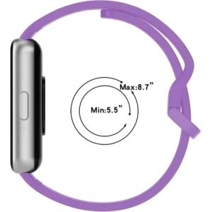 Kup Bizon Strap Óra Szilikon Samsung Galaxy Fit 3 lila - BIZ5345 - {ean13} - Sklep Home Screen