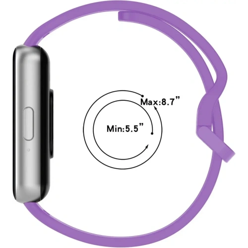 Kup Ceas cu curea de silicon Bizon Samsung Galaxy Fit 3 violet - BIZ5345 - {ean13} - Sklep Home Screen