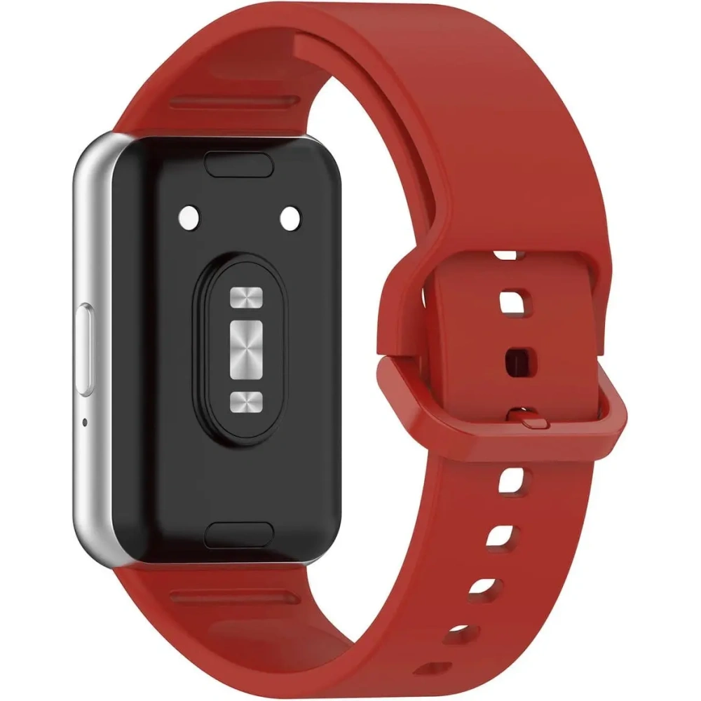 Pasek Bizon Strap Watch Silicone do Samsung Galaxy Fit 3 czerwony