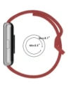 Kup Ceas cu curea din silicon Bizon Samsung Galaxy Fit 3 roșu - BIZ5346 - {ean13} - Sklep Home Screen