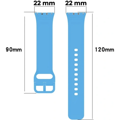 Kup Bizon szíj órája szilikon Samsung Galaxy Fit 3 kék - BIZ5347 - {ean13} - Sklep Home Screen