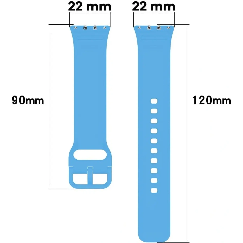 Pasek Bizon Strap Watch Silicone do Samsung Galaxy Fit 3 błękitny
