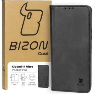 Kup Etui z klapką Bizon Case Pocket Pro do Xiaomi 14 Ultra czarne - BIZ5351 - {ean13} - Sklep Home Screen