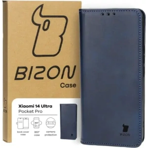 Kup Etui z klapką Bizon Case Pocket Pro do Xiaomi 14 Ultra granatowe - BIZ5352 - {ean13} - Sklep Home Screen