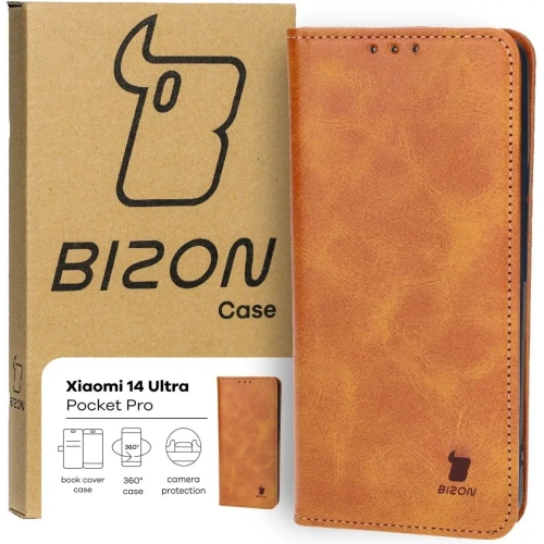 Kup Bizon Case Pocket Pro Xiaomi 14 Ultra braun - BIZ5353 - {ean13} - Sklep Home Screen