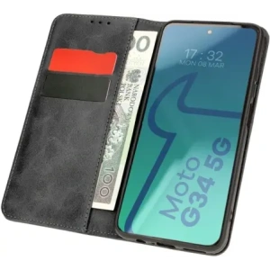 Kup Bizon Case Pocket Pro Motorola Moto G34 5G fekete - BIZ5354 - {ean13} - Sklep Home Screen