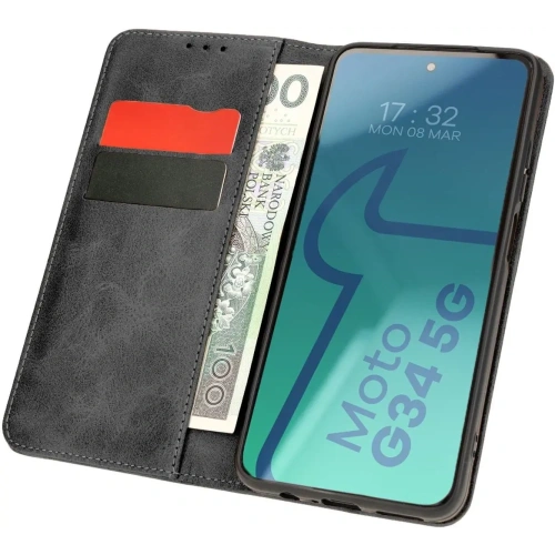 Buy Bizon Case Pocket Pro Motorola Moto G34 5G black - BIZ5354 - {ean13} - Home Screen Store Europe