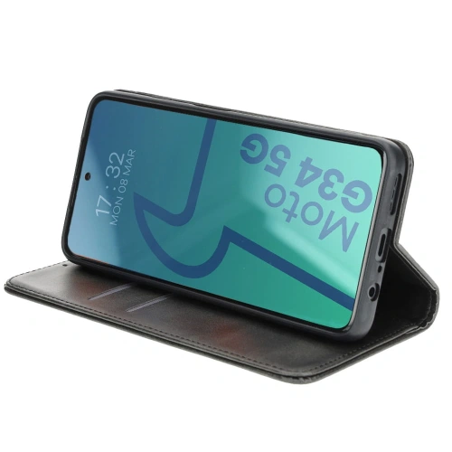 Kup Etui z klapką Bizon Case Pocket Pro do Motorola Moto G34 5G czarne - BIZ5354 - {ean13} - Sklep Home Screen