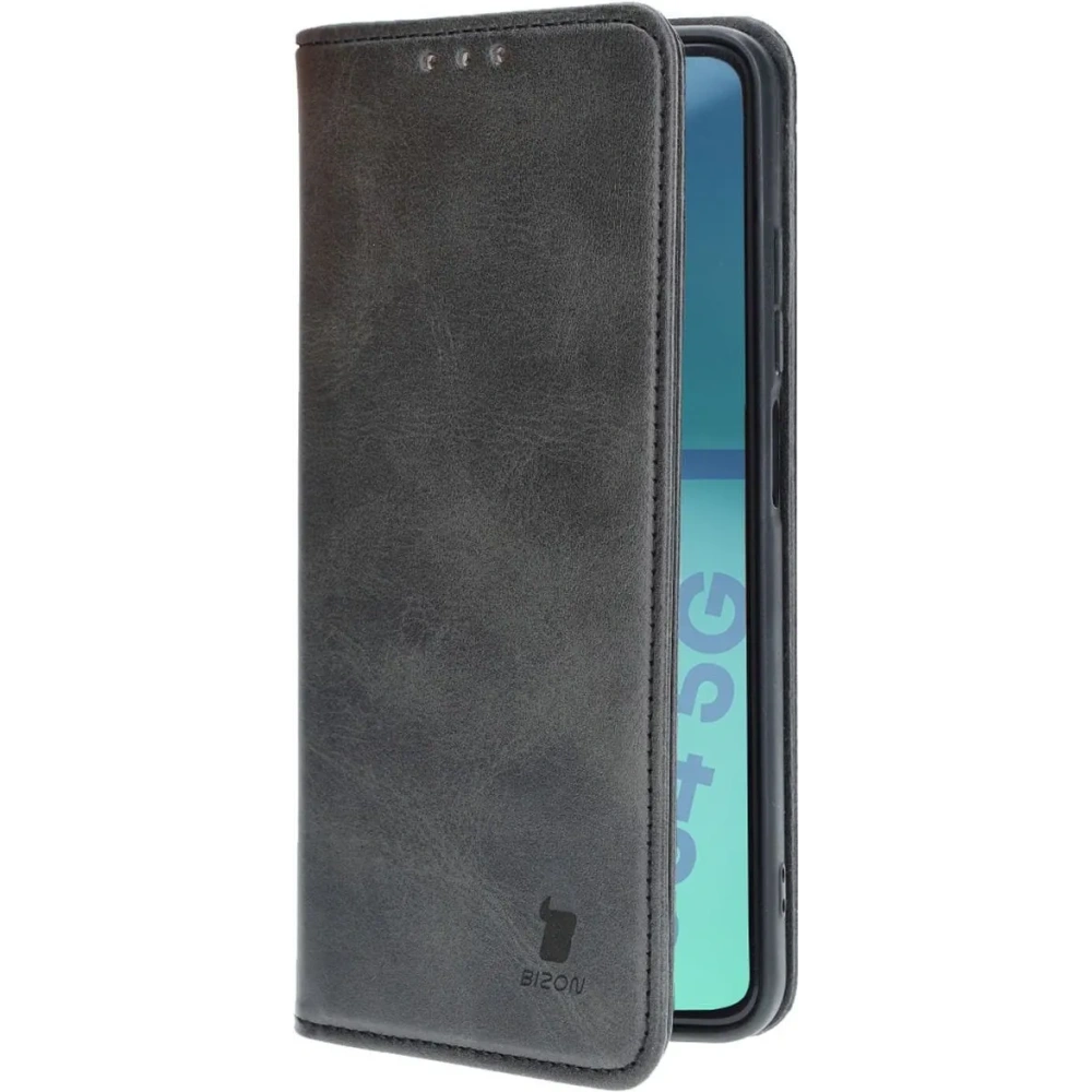 Etui z klapką Bizon Case Pocket Pro do Motorola Moto G34 5G czarne