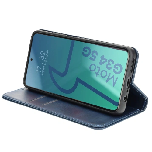 Buy Bizon Case Pocket Pro Motorola Moto G34 5G navy blue - BIZ5355 - {ean13} - Home Screen Store Europe