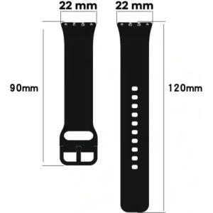 Kup Pasek Bizon Strap Watch Silicone do Samsung Galaxy Fit 3 czarny - BIZ5356 - {ean13} - Sklep Home Screen