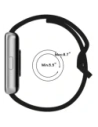 Kup Ceas cu curea din silicon Bizon Samsung Galaxy Fit 3 negru - BIZ5356 - {ean13} - Sklep Home Screen