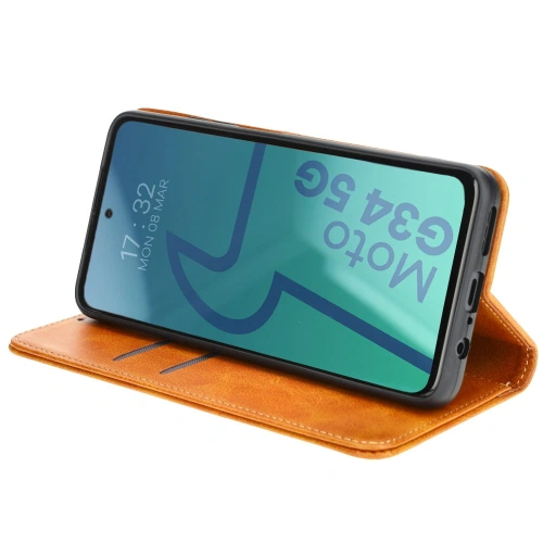 Buy Bizon Case Pocket Pro Motorola Moto G34 5G brown - BIZ5357 - {ean13} - Home Screen Store Europe