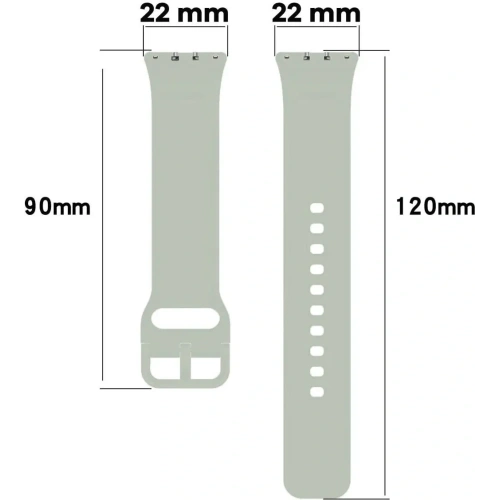 Kup Bizon Szíjas Óra Szilikon Samsung Galaxy Fit 3 világos zöld - BIZ4788 - {ean13} - Sklep Home Screen