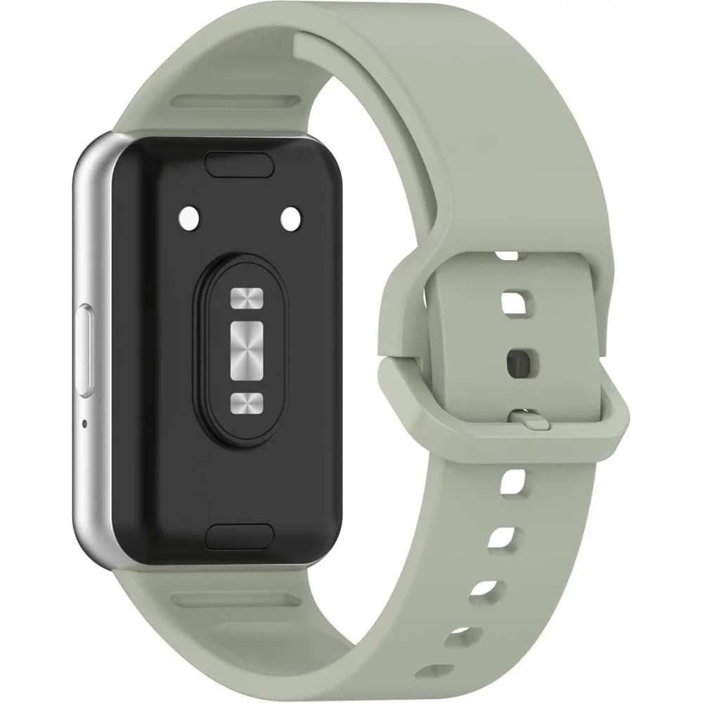 Pasek Bizon Strap Watch Silicone do Samsung Galaxy Fit 3 jasnozielony