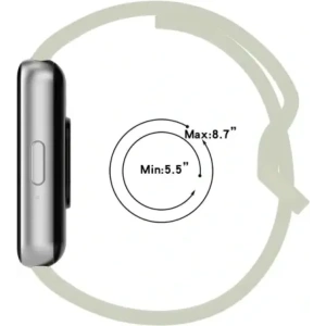 Bizon Szíjas Óra Szilikon Samsung Galaxy Fit 3 világos zöld