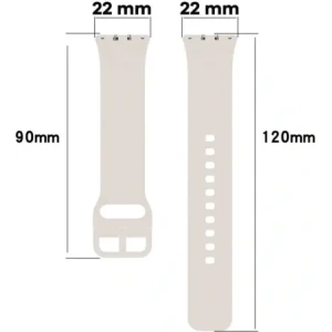 Kup Pasek Bizon Strap Watch Silicone do Samsung Galaxy Fit 3 jasnoszary - BIZ5360 - {ean13} - Sklep Home Screen