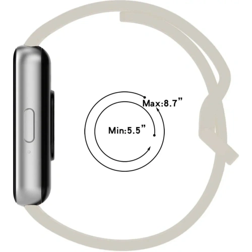 Kup Ceas cu curea din silicon Bizon Samsung Galaxy Fit 3 gri deschis - BIZ5360 - {ean13} - Sklep Home Screen