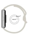 Kup Ceas cu curea din silicon Bizon Samsung Galaxy Fit 3 gri deschis - BIZ5360 - {ean13} - Sklep Home Screen