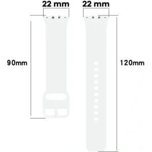Kup Pasek Bizon Strap Watch Silicone do Samsung Galaxy Fit 3 biały - BIZ5361 - {ean13} - Sklep Home Screen