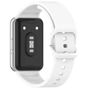 Kup Pasek Bizon Strap Watch Silicone do Samsung Galaxy Fit 3 biały - BIZ5361 - {ean13} - Sklep Home Screen