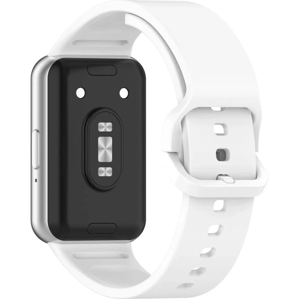 Pasek Bizon Strap Watch Silicone do Samsung Galaxy Fit 3 biały