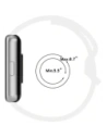 Kup Ceas cu curea din silicon Bizon Samsung Galaxy Fit 3 alb - BIZ5361 - {ean13} - Sklep Home Screen