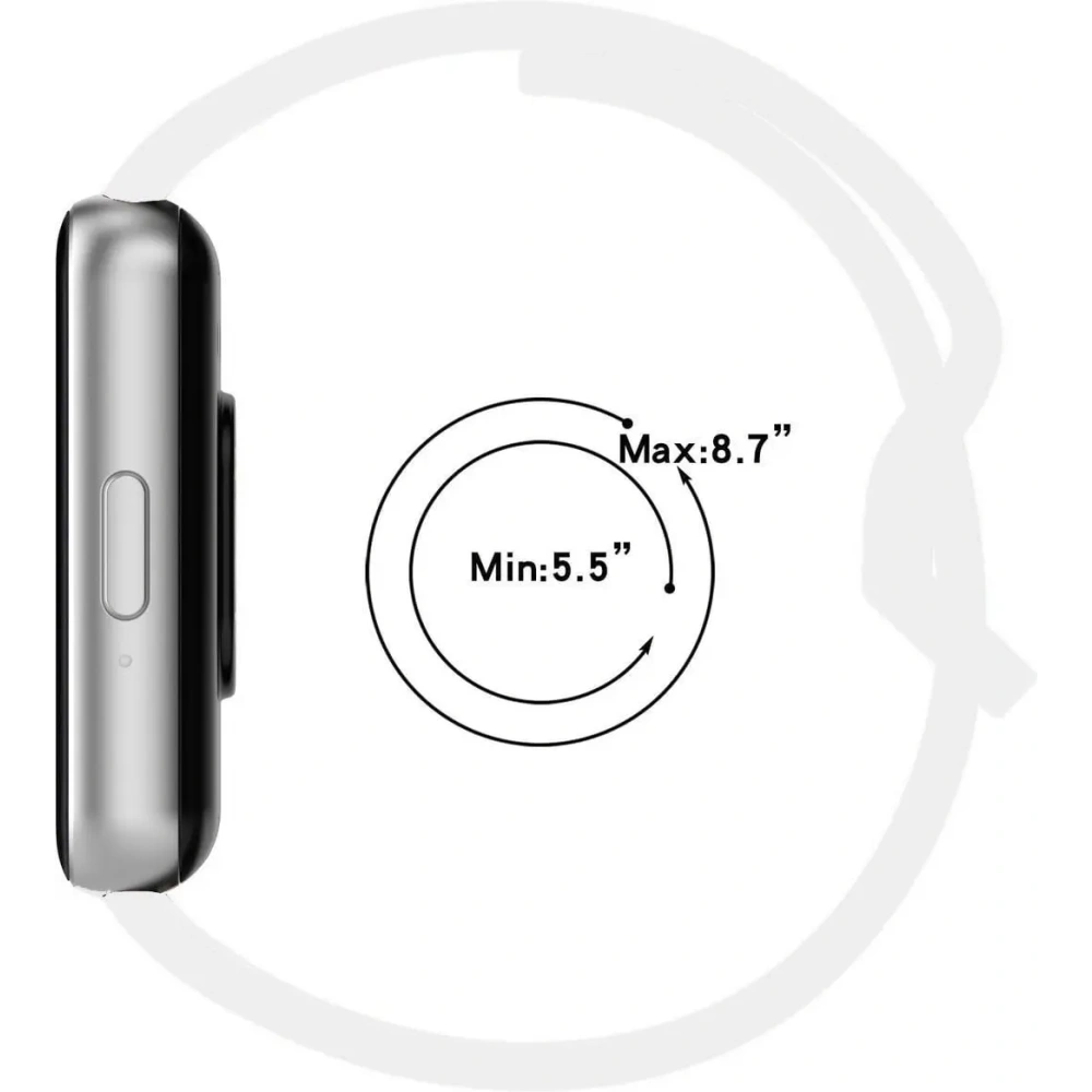 Pasek Bizon Strap Watch Silicone do Samsung Galaxy Fit 3 biały