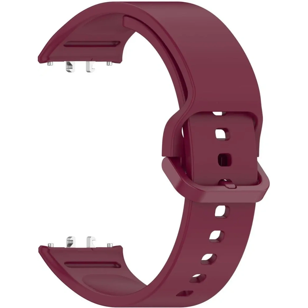 Pasek Bizon Strap Watch Silicone do Samsung Galaxy Fit 3 burgundowy