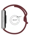 Kup Pasek Bizon Strap Watch Silicone do Samsung Galaxy Fit 3 burgundowy - BIZ4791 - {ean13} - Sklep Home Screen