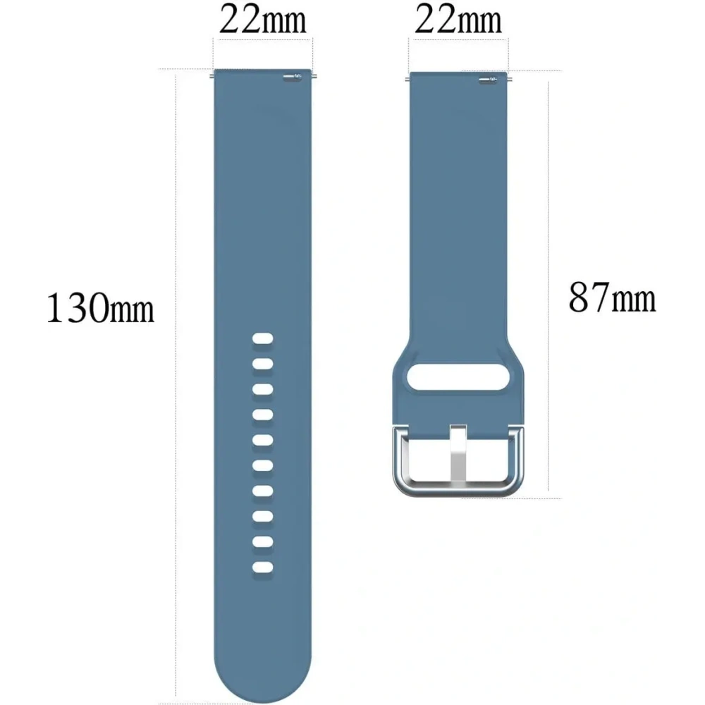 Pasek Bizon Strap Watch Silicone Pro do Xiaomi Watch 2 ciemnoniebieski