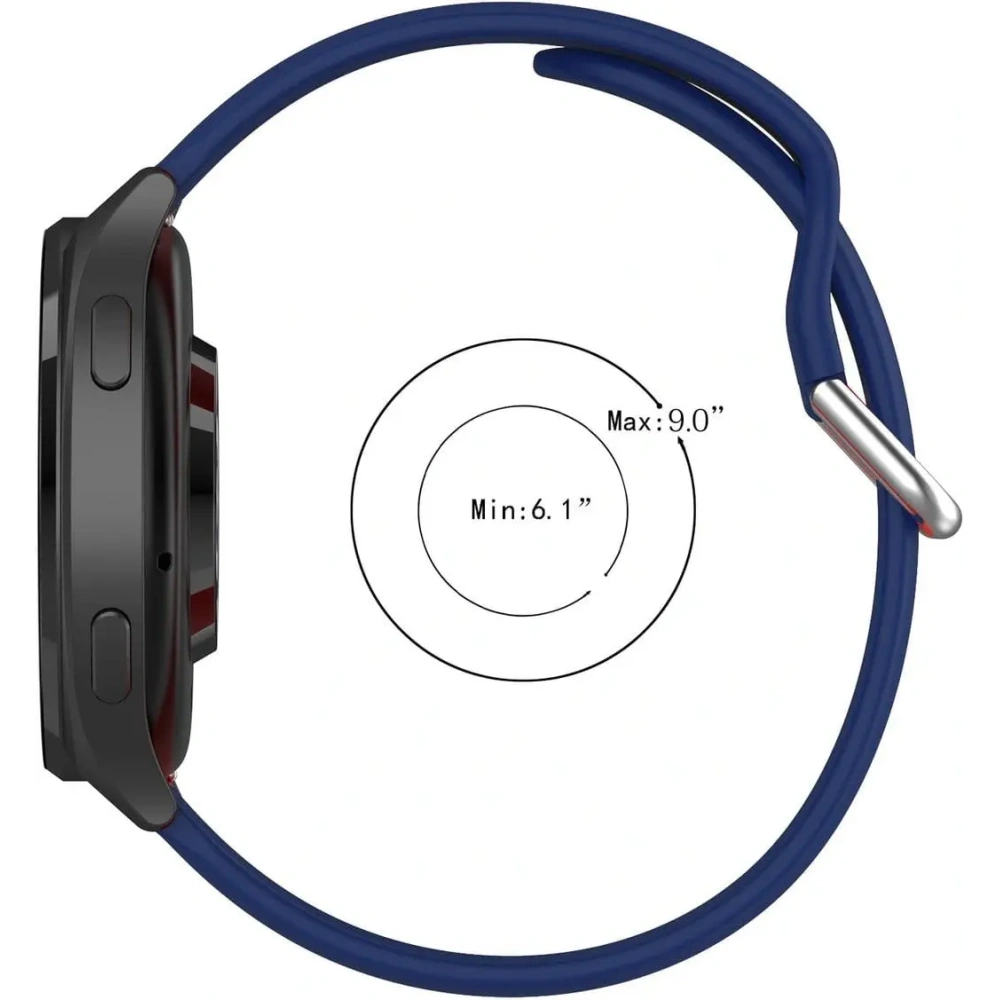 Pasek Bizon Strap Watch Silicone Pro do Xiaomi Watch 2 granatowy