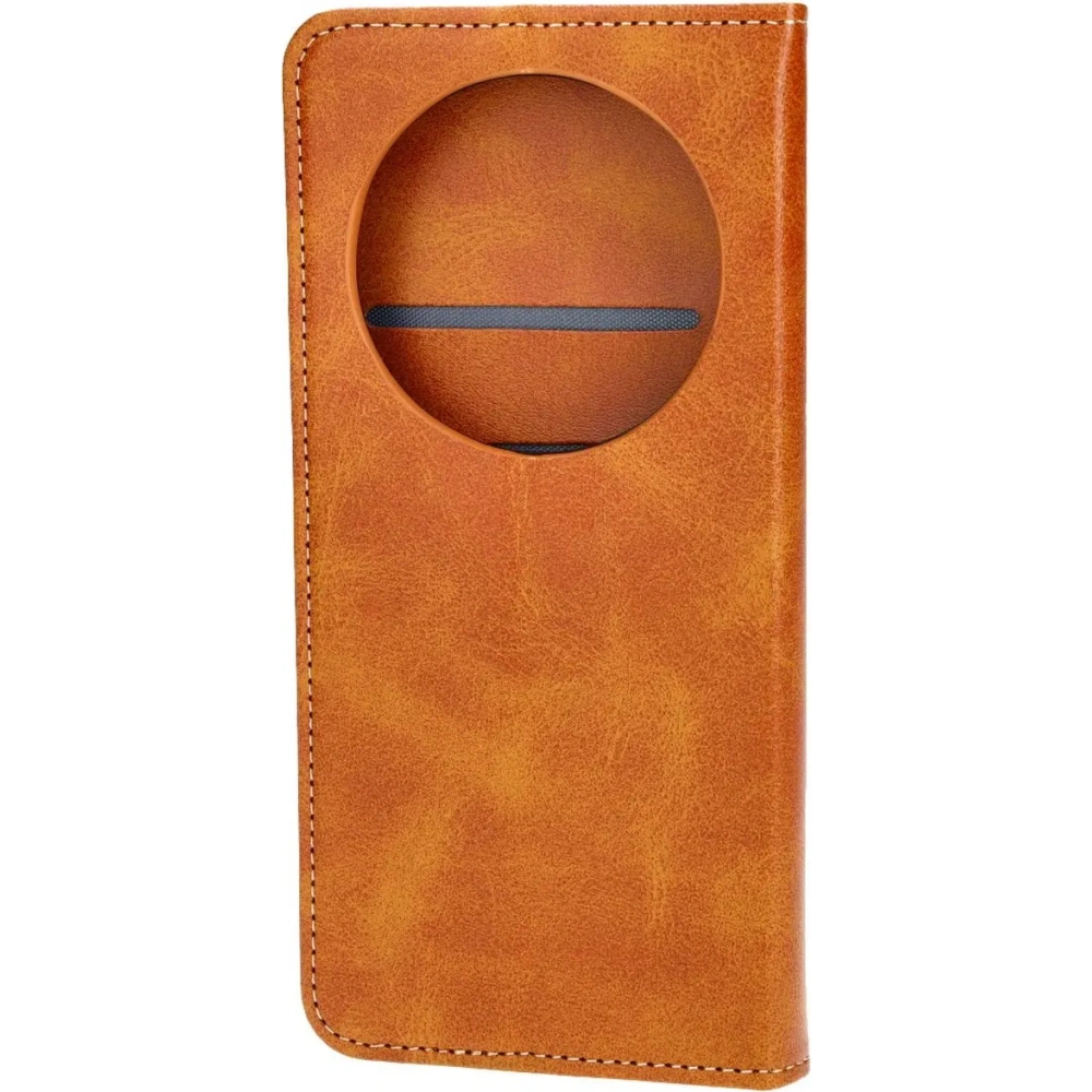 Etui z klapką Bizon Case Pocket Pro do Realme 12 Pro / 12 Pro+ brązowe