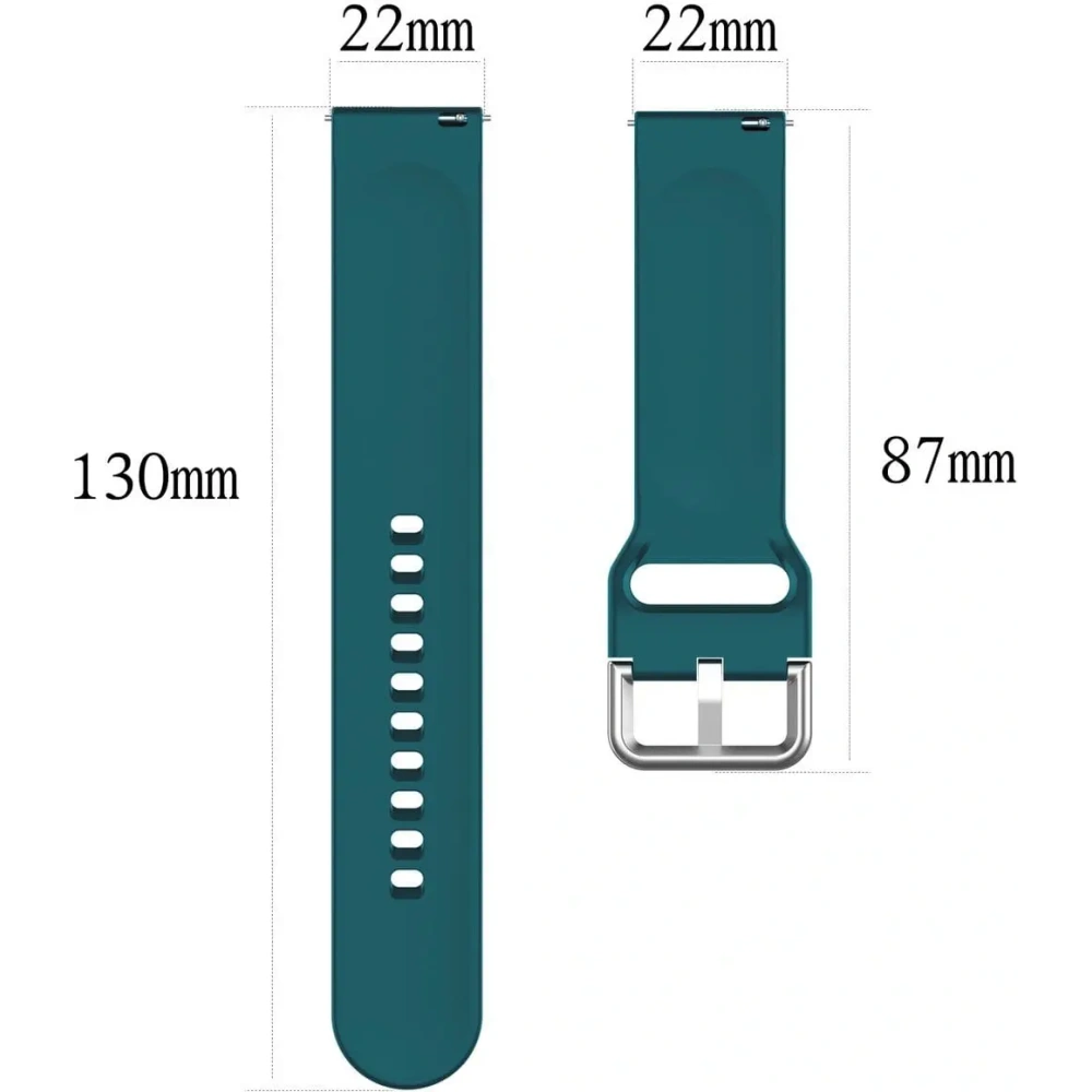 Pasek Bizon Strap Watch Silicone Pro do Xiaomi Watch 2 ciemnoturkusowy