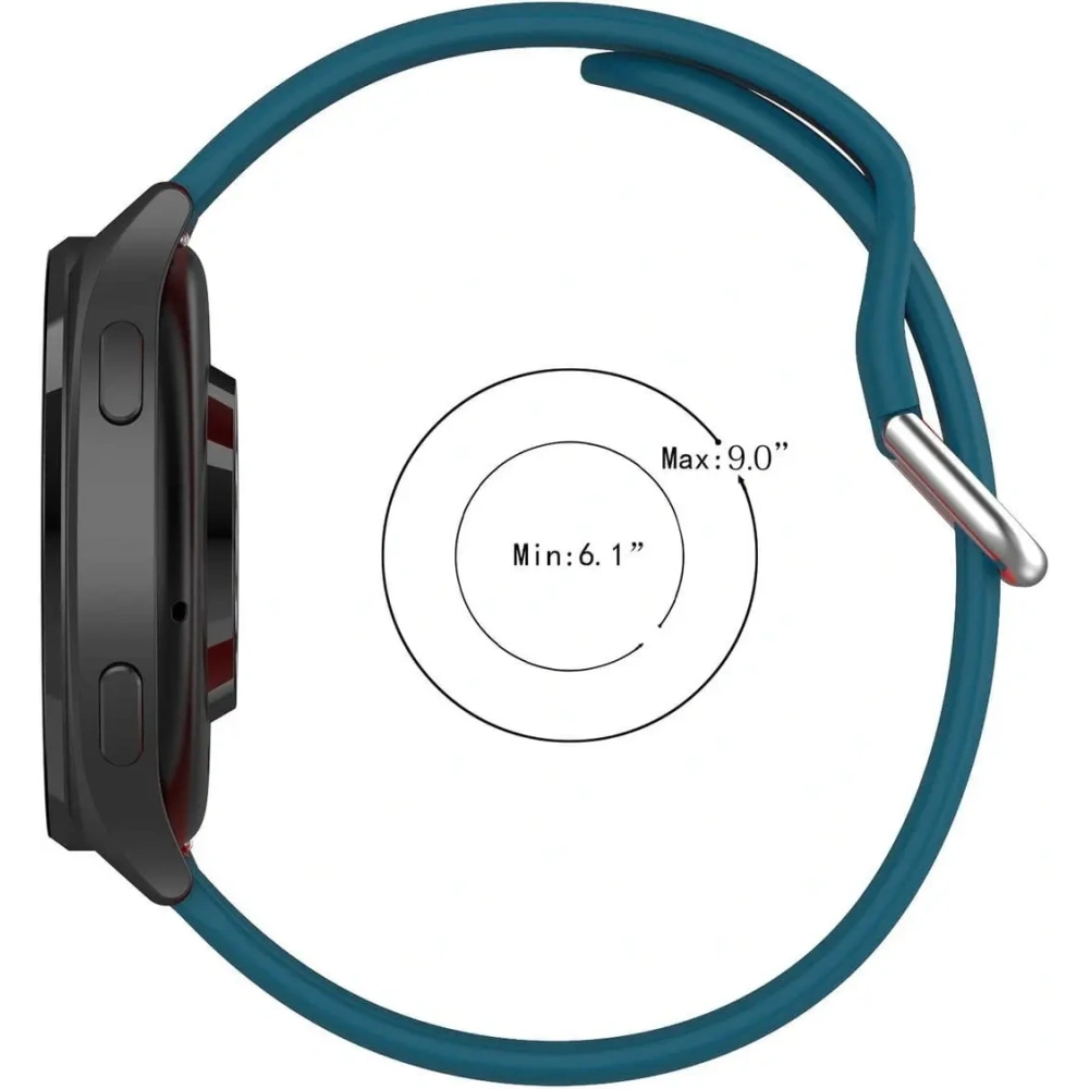 Pasek Bizon Strap Watch Silicone Pro do Xiaomi Watch 2 ciemnoturkusowy