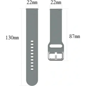 Kup Pasek Bizon Strap Watch Silicone Pro do Xiaomi Watch 2 szary - BIZ5370 - {ean13} - Sklep Home Screen