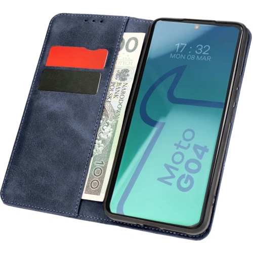 Kup Bizon Case Pocket Pro Motorola Moto G04 / G24 sötétkék - BIZ5371 - {ean13} - Sklep Home Screen