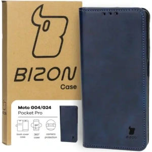 Kup Bizon Case Pocket Pro Motorola Moto G04 / G24 sötétkék - BIZ5371 - {ean13} - Sklep Home Screen